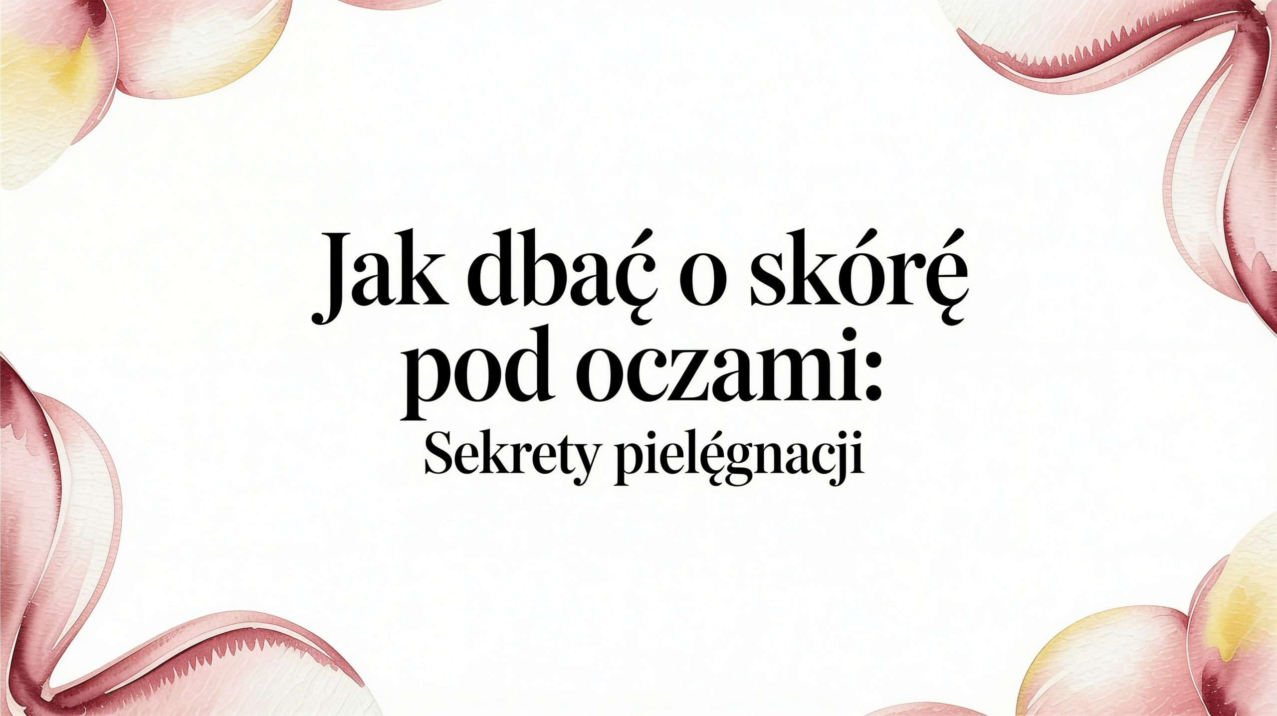 Jak dbać o skórę pod oczami: Sekrety zza kulis pokazów mody